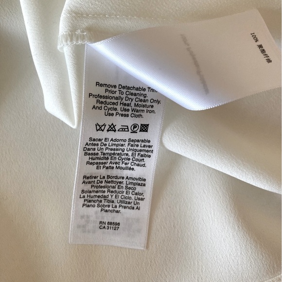 DKNY CAMI WITH FEATHERS - Picture 4 of 7